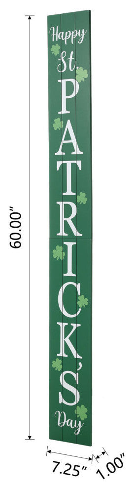 60" Wooden St. Patrick's Porch Sign