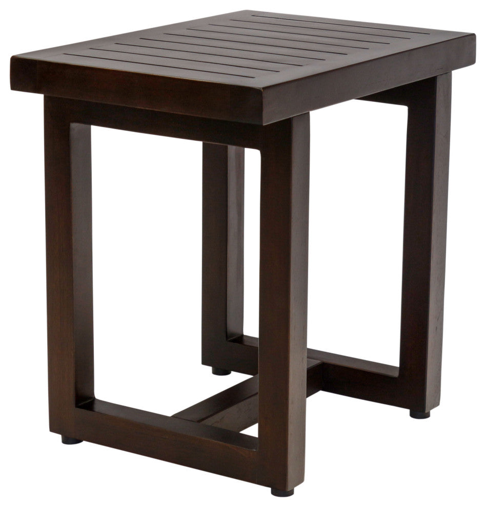 18" Spa Mocha-Shield Teak Shower Bench