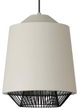 ET2 E11392 Phoenix 16"W LED Cage Pendant - Gray / Black