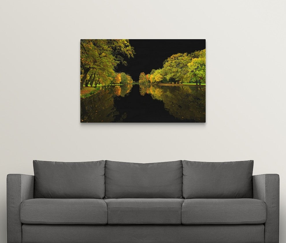 "Black Beauty" Wrapped Canvas Art Print, 48"x32"x1.5"
