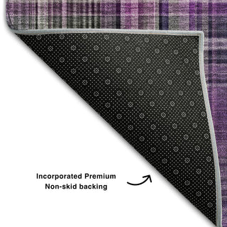 Premium Machine Washable Mayfield AMF541 Purple 10' x 14' Rug