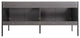 Oakville Bath Vanity, Ceramic Sink, Black Coal Oak, 72 Inch, Black Hardware