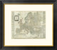 "Composite: Europe, 1787" Framed Digital Print by Thomas Kitchin, 26x24"