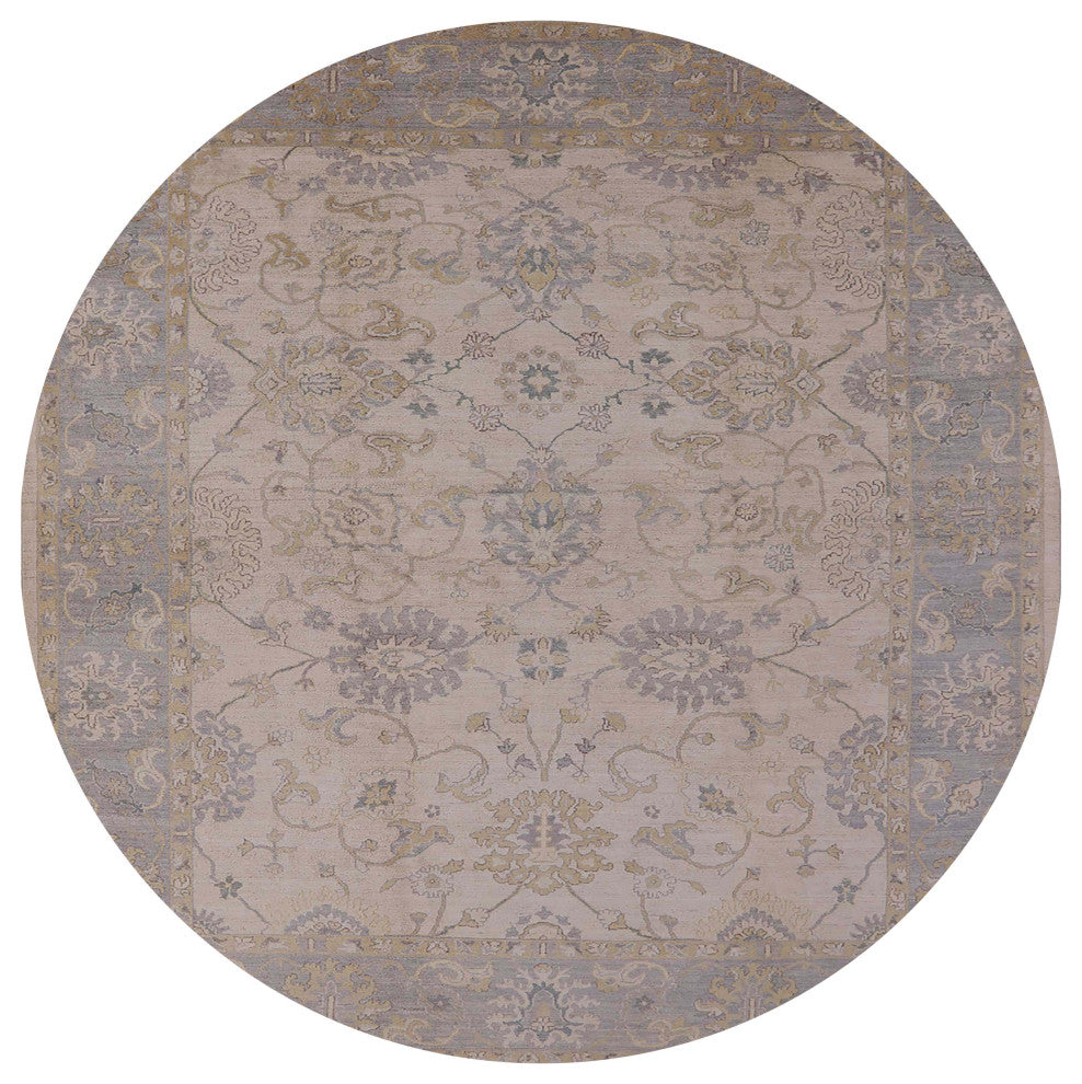 Ahgly Company Indoor Round Mid-Century Modern Area Rugs, 3' Round