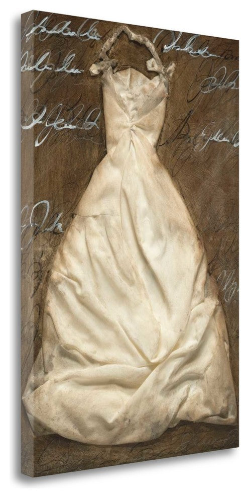 "Pretty N Chique II" By Maria,Ready to Hang Giclee Print on Gallery Wrap Canvas