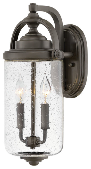 Hinkley Lighting 2754 Willoughby 2 Light 17" Tall Outdoor Coastal - Oil Rubbed