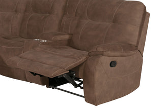 Parker Living Cooper 6 Piece Modular Manual Reclining Sectional, Shadow Brown