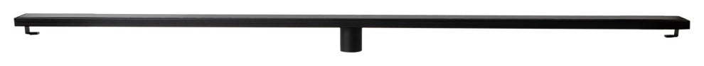 ALFI brand ABLD59B-BM 59" Black Matte Stainless Steel Linear Shower Drain