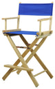 024" Director's Chair Natural Frame-Royal Blue Canvas