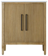 Home Living 30" Single Bathroom Vanity, Linen Oak