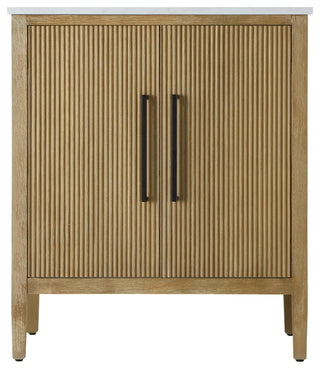 Home Living 30" Single Bathroom Vanity, Linen Oak