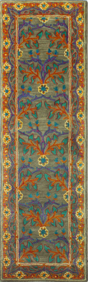 Bashian Elmsford Area Rug, Taupe, 2.6''x8''