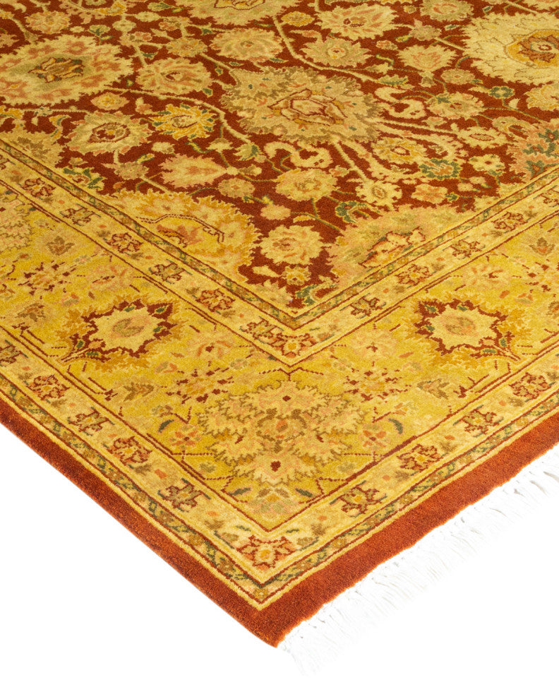 Mogul, One-of-a-Kind Hand-Knotted Area Rug Orange, 4' 8 x 7' 5