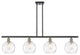 Innovations 516-4I-BAB-G1215-8 4 Light Island Light, Black Antique Brass