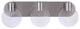 Craftmade Glisten 3 Light LED Vanity, Brushed Polished Nickel