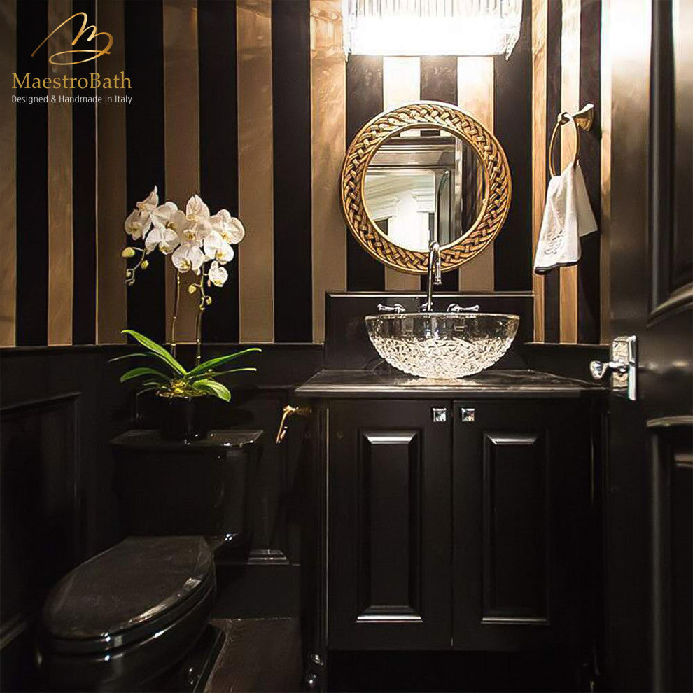 De Medici Luxury Ice Crystal Round Modern Sink