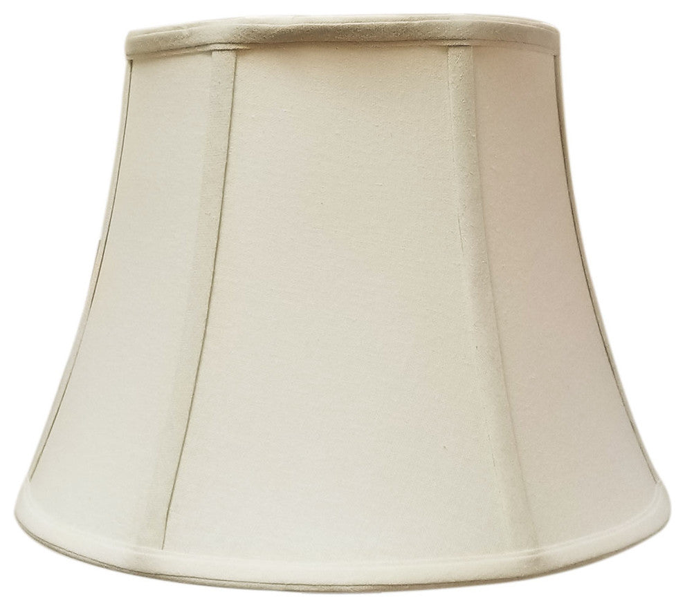 Royal Designs Modified Bell Lampshade, Linen Eggshell, 9.5x15x11.5, Washer