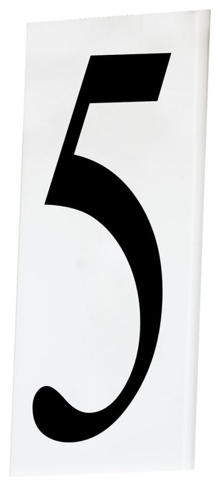 Maxim 53615 5" Tall House Number 5 - White