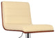 Aubrey Swivel Bar Stool, Cream