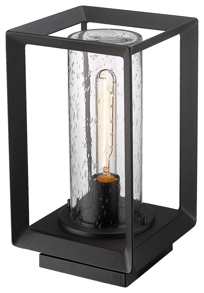 Golden Lighting 2073-OPR SD Smyth 13" Tall Post Light - Natural Black