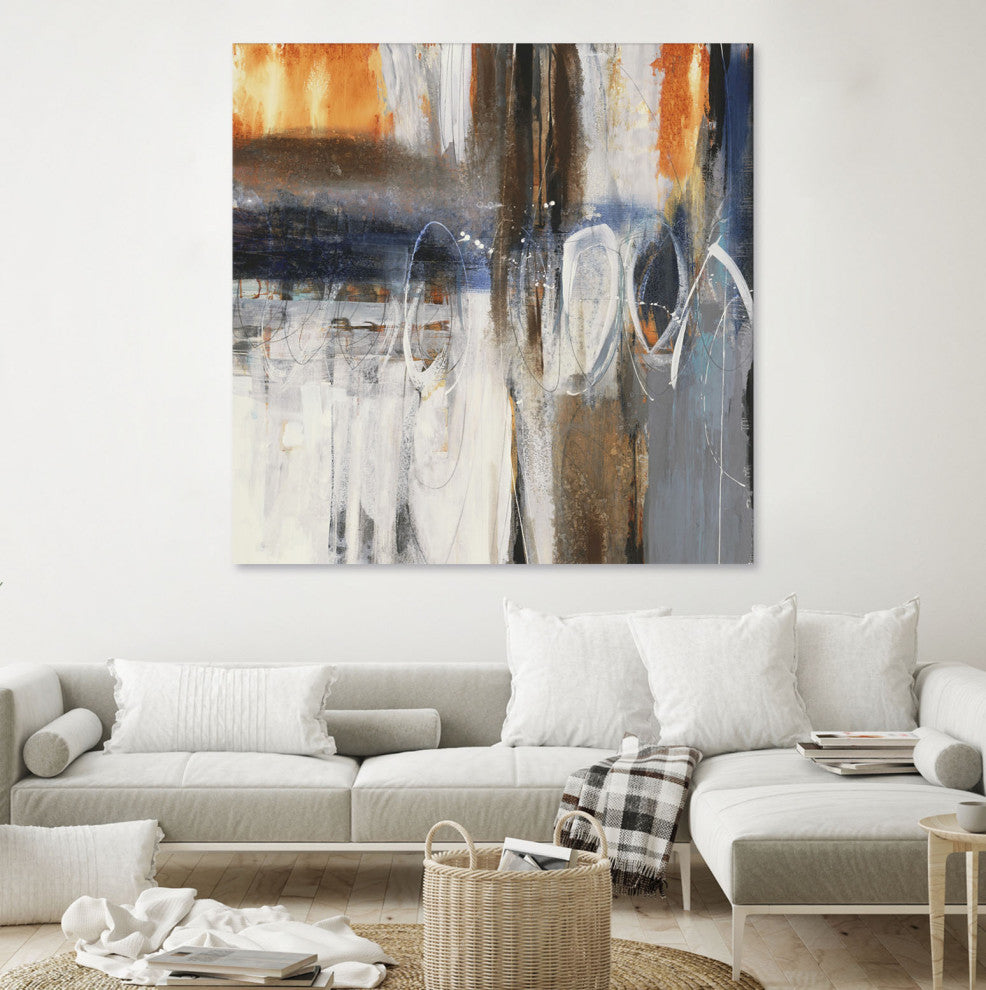 Back to the Future - 54 x 54 by Liz Jardine