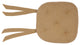Burlap Natural Chair Pad