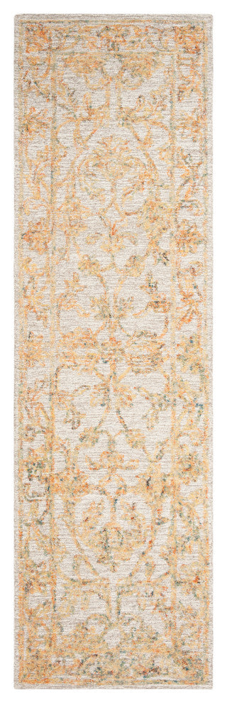 Safavieh Couture Abstract Collection, ABT477 Rug, Beige/Gold, 2'3"x8'