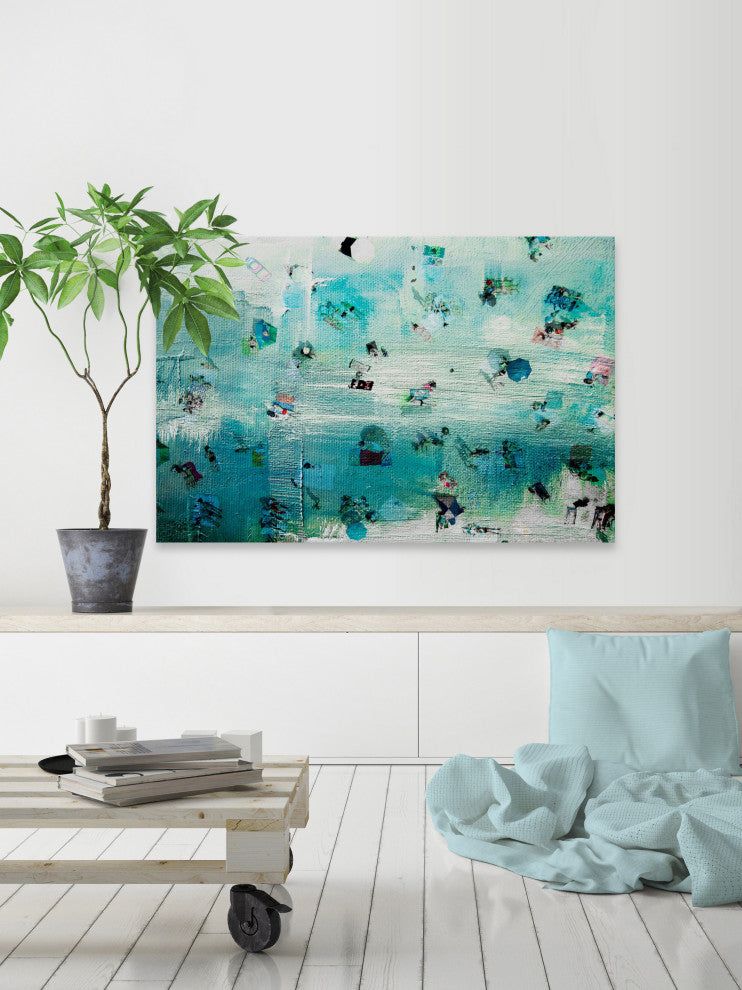 "Chillin" Painting Print on Wrapped Canvas, 18"x12"