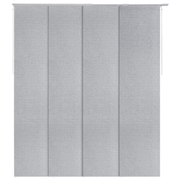 Adjustable Sliding Panel Track Blind 45.8"-86" W x 96" L, Classic, Diamond Silve