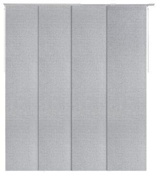 Adjustable Sliding Panel Track Blind 45.8"-86" W x 96" L, Classic, Diamond Silve