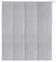 Adjustable Sliding Panel Track Blind 45.8"-86" W x 96" L, Classic, Diamond Silve