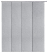 Adjustable Sliding Panel Track Blind 45.8"-86" W x 96" L, Classic, Diamond Silve