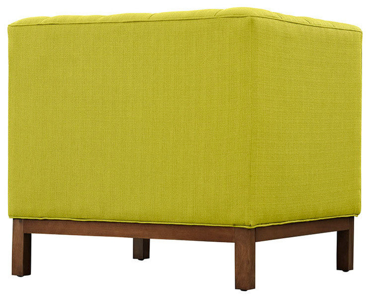 Modern Wheatgrass Panache Upholstered Fabric Armchair