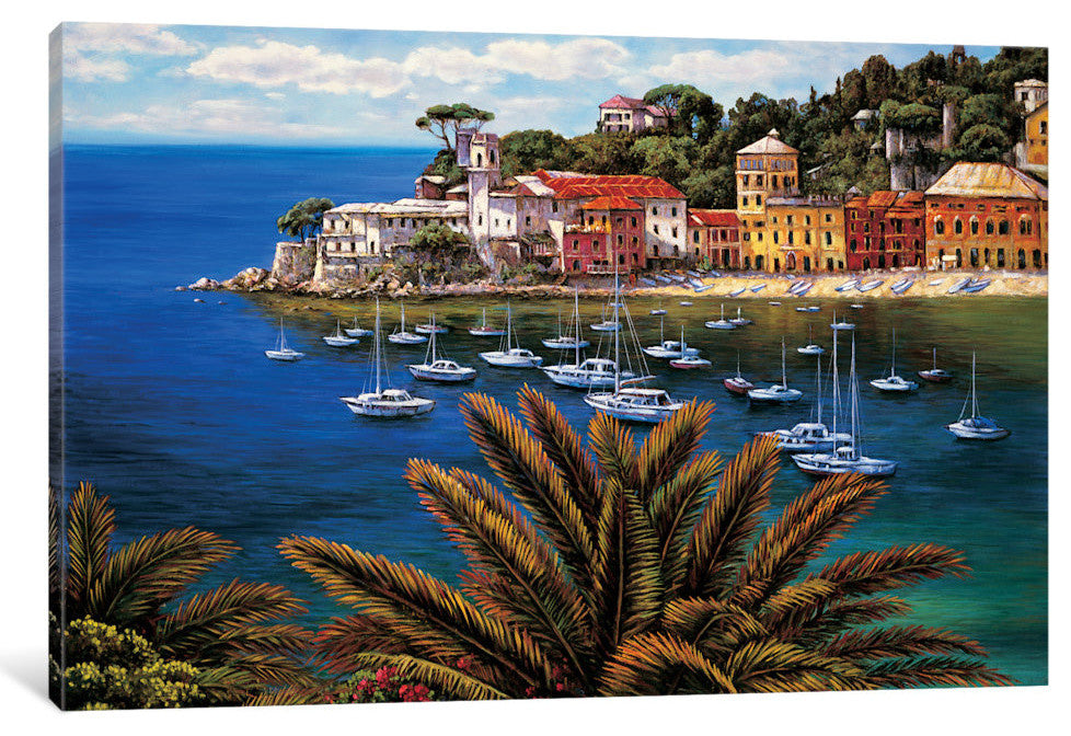 "The Tuscan Coast" by Elizabeth Wright, Canvas Print, 26"x18"