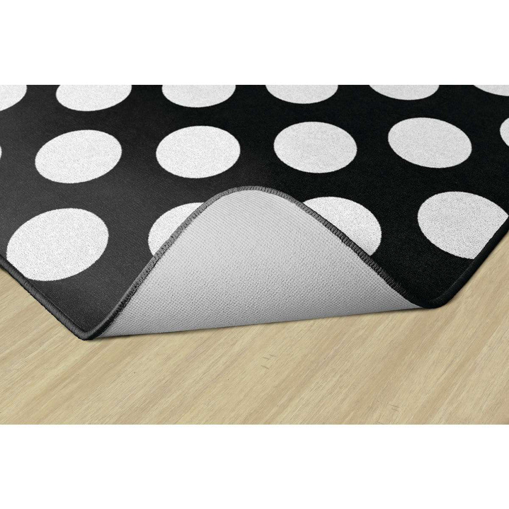 Flagship Carpets CA1999-28SG Simply Stylish Black/White Polka Dot
