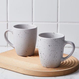 Stone Lain Jade Stoneware 16 Piece Dinnerware Set, Light Gray