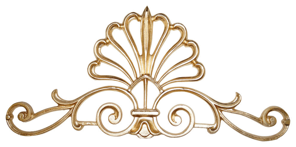 French Shell Crown, Radiant Gold, No Crystal