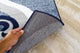 Persian Rugs Modern Trendz Collection 0327, Blue, 2'2"x7'6"