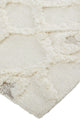 Weave & Wander Elika Wool Rug, Ivory/Taupe/Tan, Ivory, 2ft x 3ft Rug
