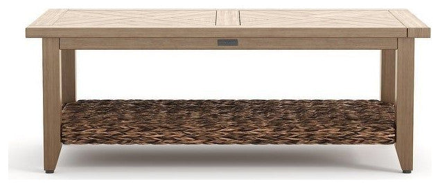 Cayman 24" x 48" Coffee Table, Heritage Brown