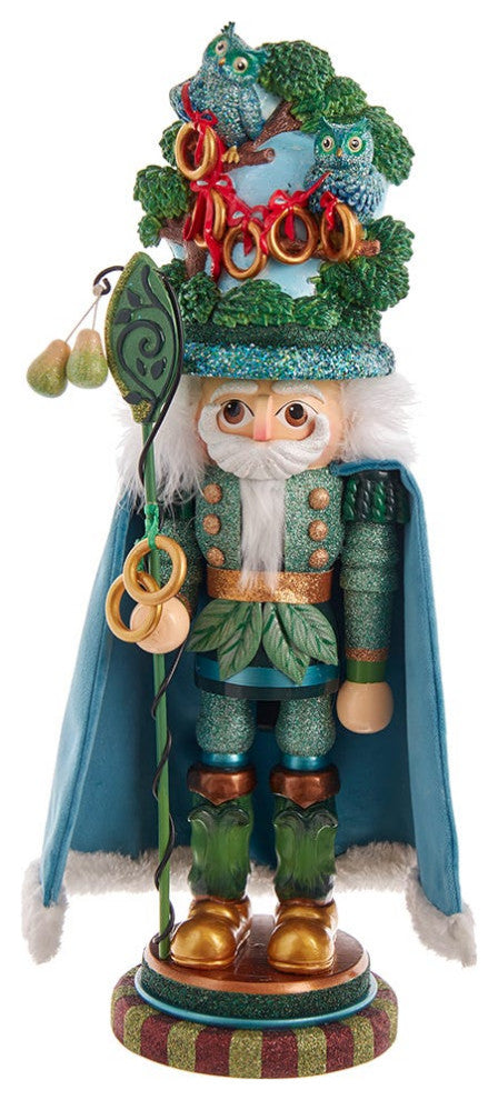17.5" Hollywood Five Golden Rings Nutcracker
