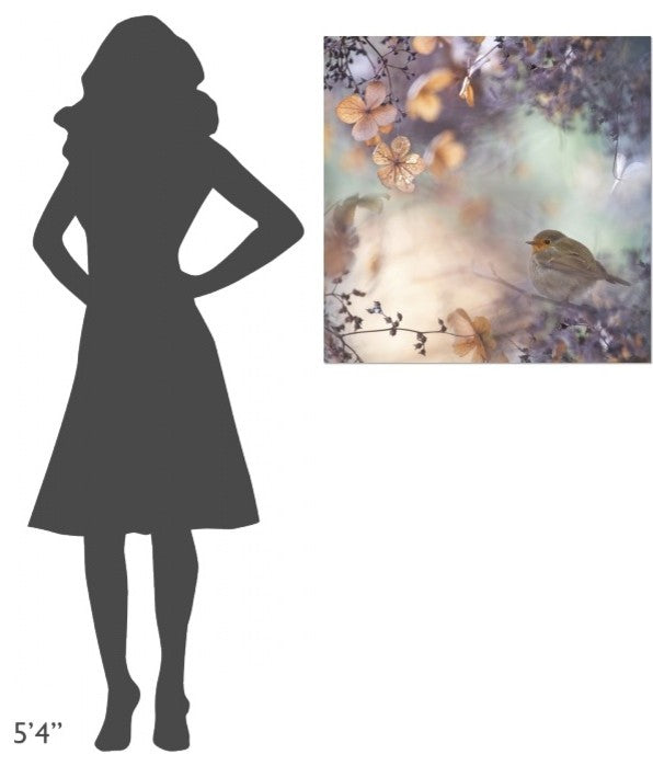 "Hydrangea Fantasy" Stretched Canvas Giclee by Teuni, 30x30"