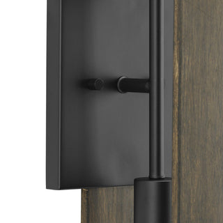 Boundary Collection 2-Light Modern Wall Sconce, Matte Black