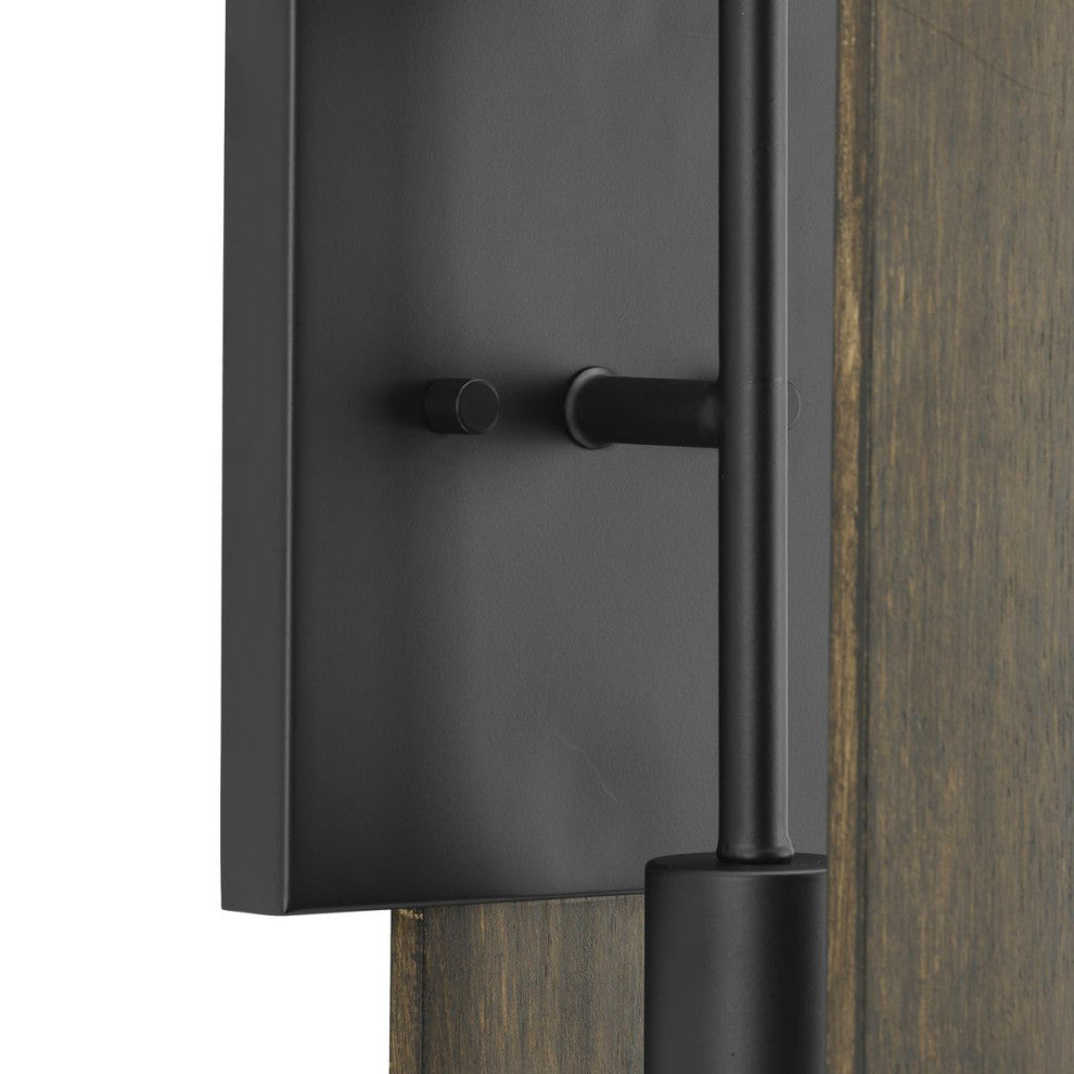 Boundary Collection 2-Light Modern Wall Sconce, Matte Black
