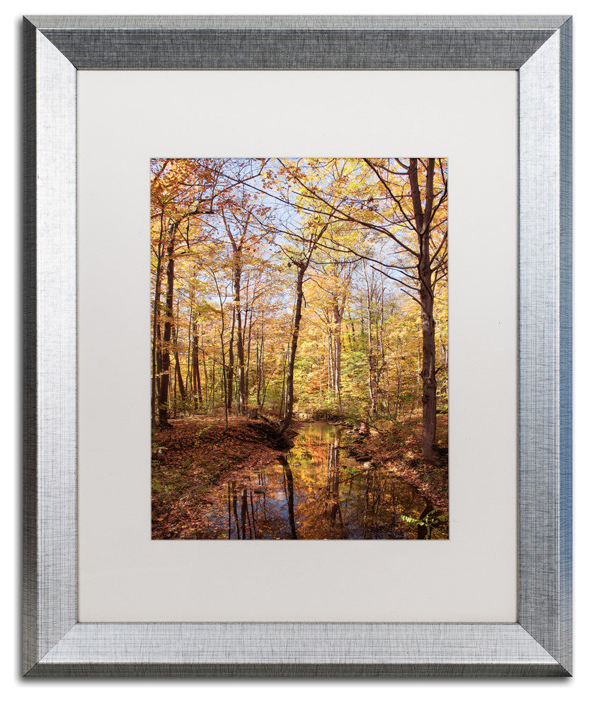 Jason Shaffer ''Morgan Street 2'', Silver Frame, White Mat, 16x20
