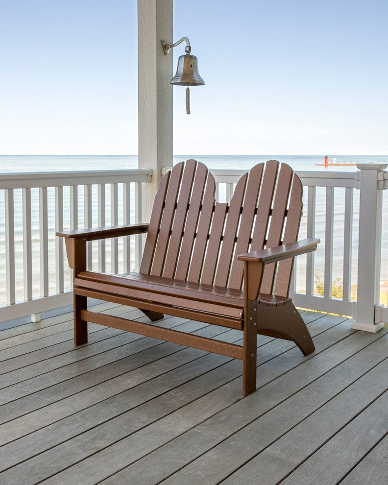 Vineyard Adirondack Bench, Teak