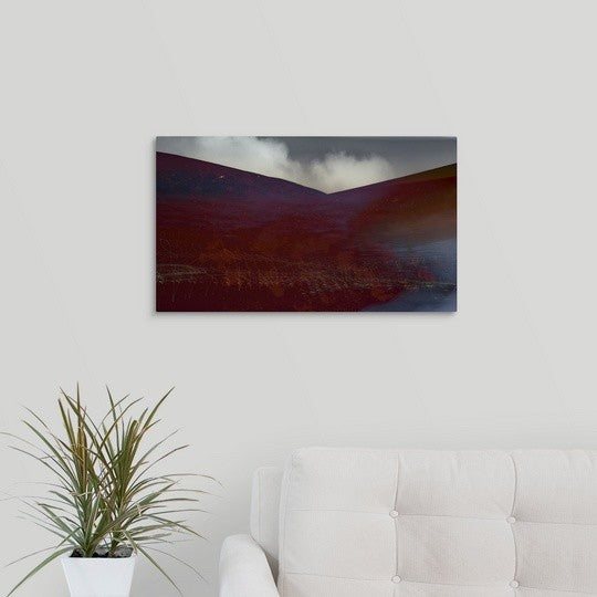 "Chasing the daylight" Wrapped Canvas Art Print, 24"x14"x1.5"