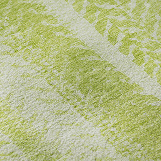 Premium Machine Washable Mayfield AMF694 Aloe 2'3" x 7'6" Runner Rug