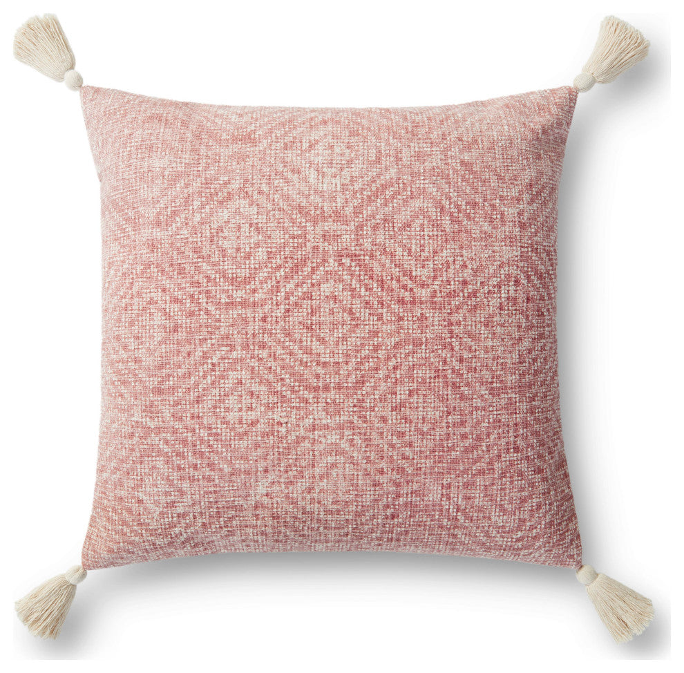 Loloi P0621 Pink 13" x 21" Cover w/Poly Pillow