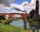 Armand Guillaumin A Bridge over the Marne at Joinville Gallery Wrapped Canvas